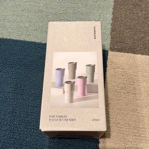 LocknLock pure tumbler 470mL - Ivory NIB